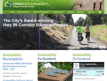 Tablet Screenshot of chicosustainability.org